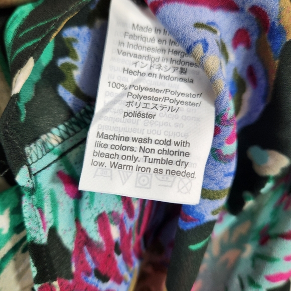 J CREW Floral Ruffle Sleeve Top (16) - Picture 6 of 7